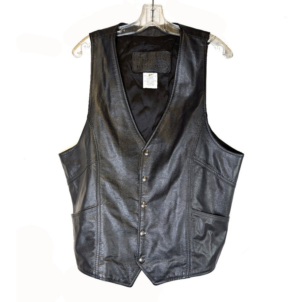 The Leather Ranch Size 48 Black Leather
